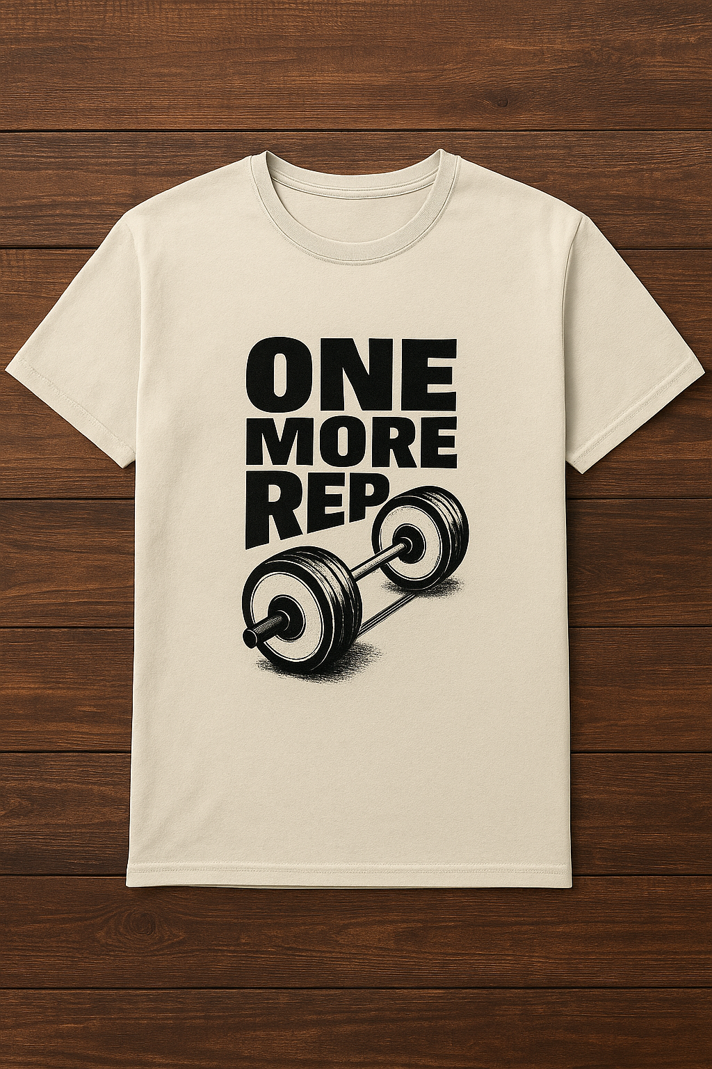 "One More Rep" Gym Motivation T-Shirt | Fitness & Workout Tee for Men & Women